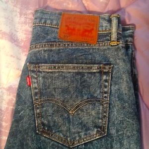 Levi's acid wash slim jeans